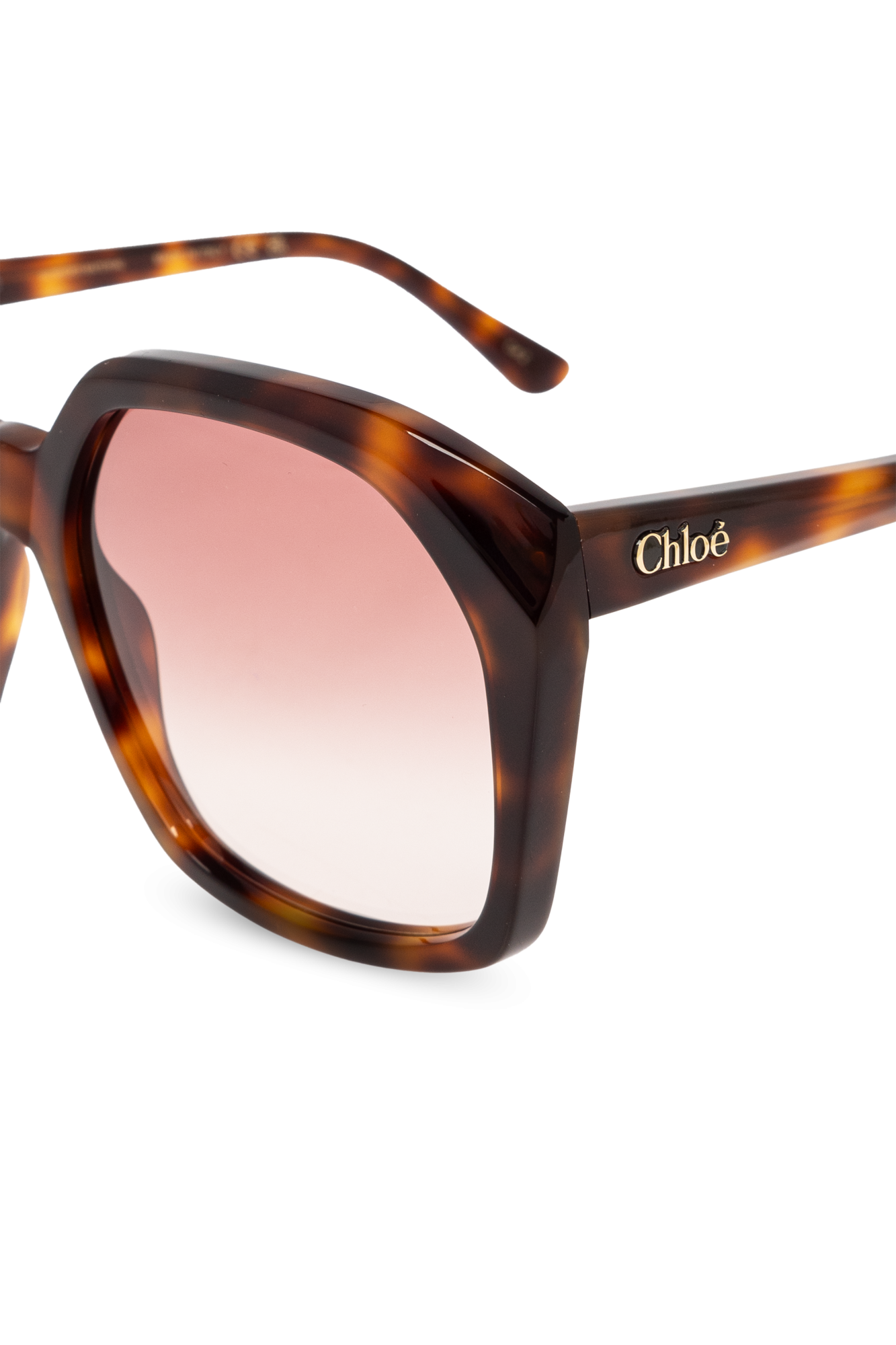 サングラス Chloe Gold l Salome Sunglasses Chloé Salomé Sunglasses in Havana sand / khaki | Chloé US